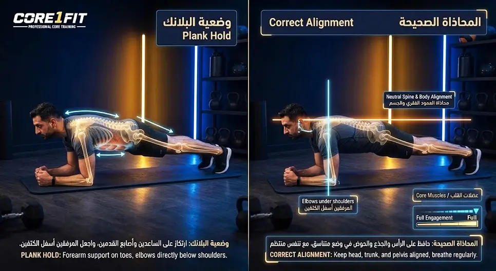 تمرين البلانك – Plank