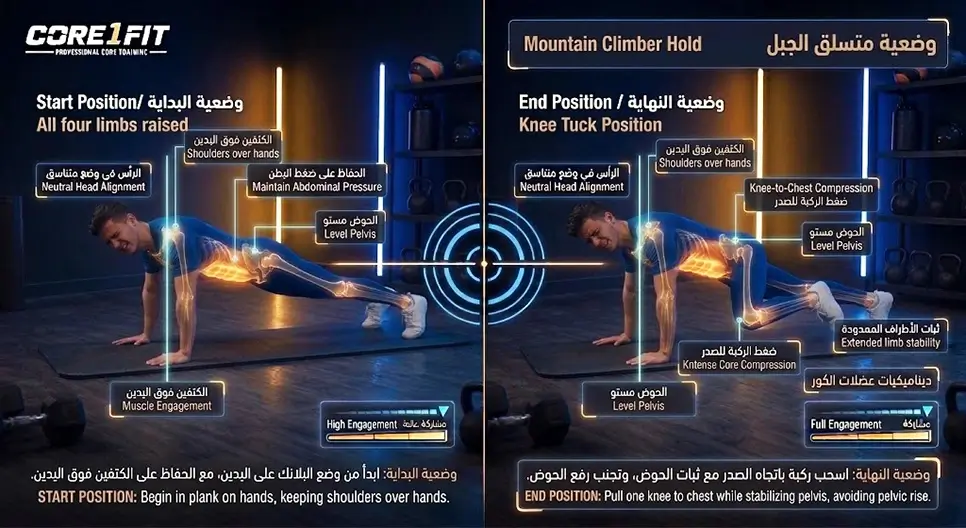 تمرين متسلق الجبل – Mountain Climber