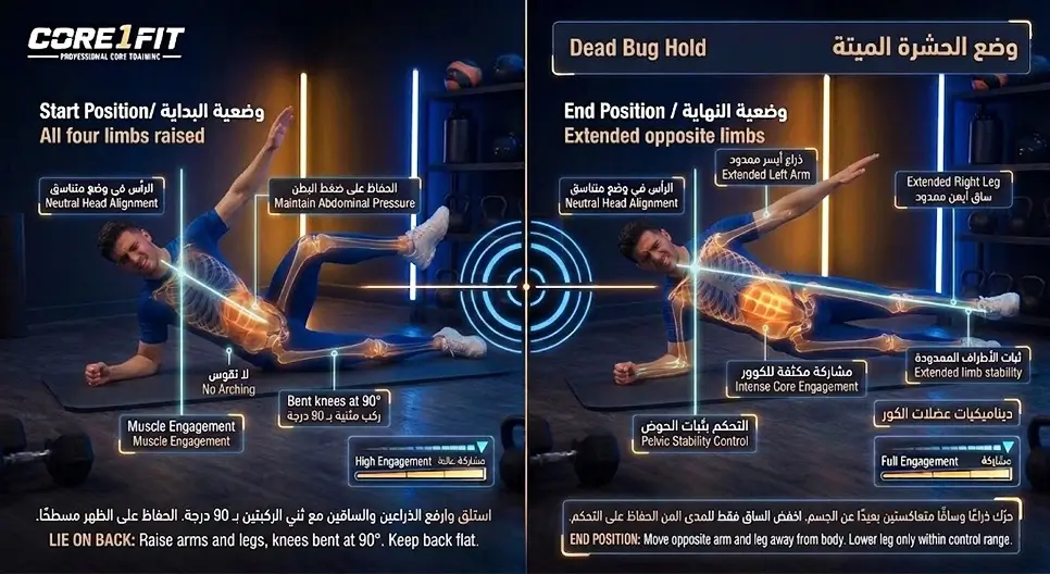 تمرين الحشرة الميتة – Dead Bug